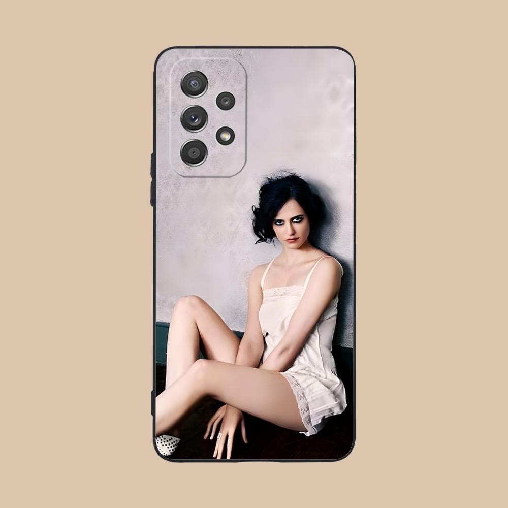 Матовый TPU чехол для мобильного телефона Eva Green для Samsung Galaxy A56 55 54 53 52 51 36 35 34 23 16 15 5G Цветная обложка