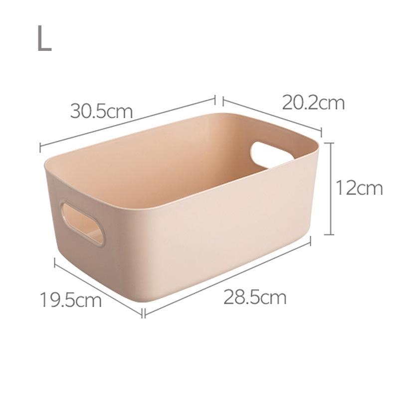 20/25/30 см Настольный ящик для хранения мелочей в общежитии Пластиковый ящик для хранения косметики Ванная комната Кухня Сортировочная корзина для хранения контейнеров
