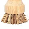 Dish Washing Brush Short Durable Bamboo Fiber Wooden Pot Brush for Home