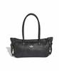 Leather Pocket Shoulder Bag - Black / Ld4296