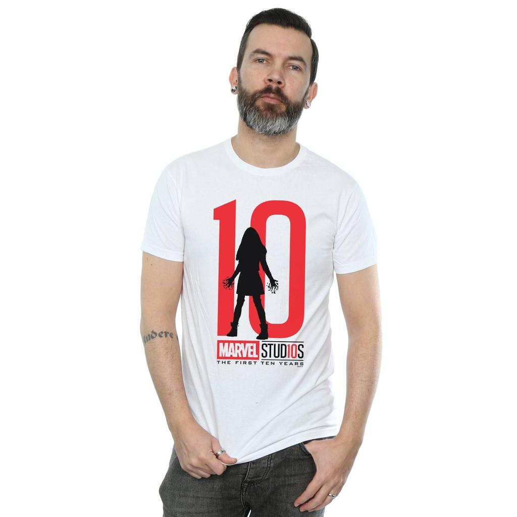Marvel Studios Mens 10 Years Scarlet Witch T-Shirt