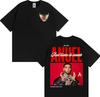 Футболки тура рэпера Anuel AA Real Hasta La Muerte для мужчин и женщин, модный тренд, уличная футболка, 100% хлопок, уютная футболка оверсайз