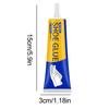 60 мл Сильный клей для обуви Адгезив Клей для ремонта изношенной обуви Кроссовки Подошва ботинка Склеивающий адгезив Сапожник Фиксация Починка Жидкий инструмент