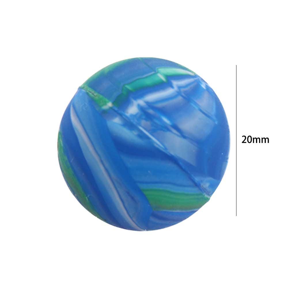 Funny Toy Elastic 20mm Colorful Mini Bouncing Balls Jumping Balls Rubber Ball Swirl Bouncing Balls