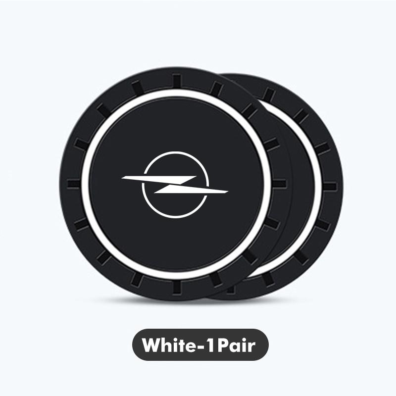 2pcs Car Cup Pad Silicone Water Coaster Drink Cup Non-slip Mat For Opel Insignia Astra G J F K Vectra C H Corsa C B D Omega
