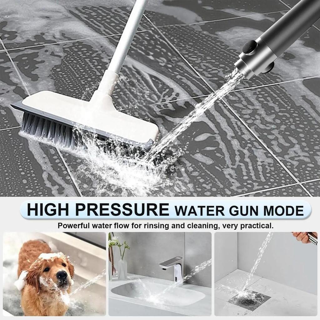 Ion Drops Shower Head with High Pressure,Multi-Mode Shower Head with 60 Inch Hose, assageable Shower Heads