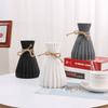 Rattan Living Room Ceramic Flower Pot Imitation Ceramic Plastic Flower Vase Simplicity Flower Vase
