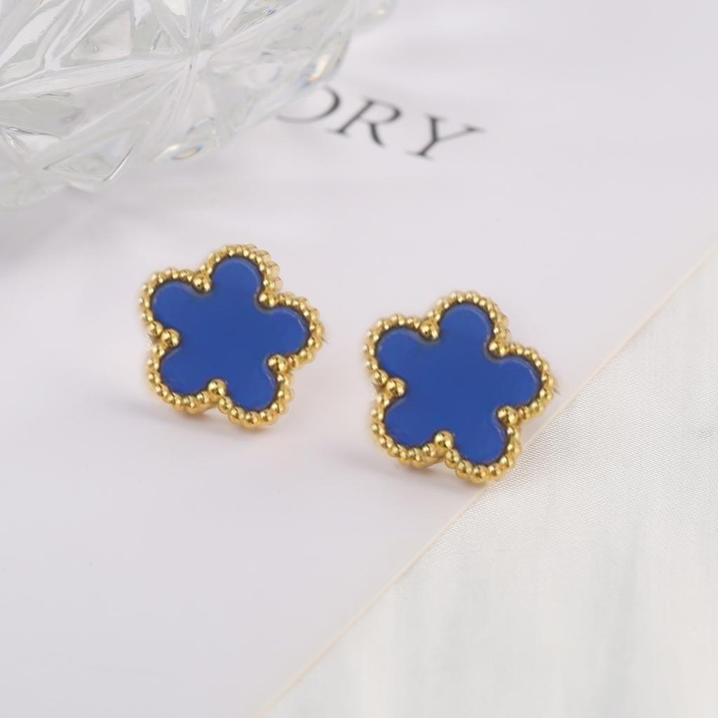 Нержавеющая сталь Лазерная пятилистная цветочная лепесток Регулируемый браслет с клевером Классический для женщины девушки Украшение Вечеринка Подарок