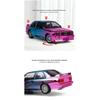 1/24 BMW M3 E30 ГАЛЬВАНИКА Модель из сплава Модель автомобиля из сплава Звук и свет Инерционный Детская игрушка Коллекционные предметы Подарок на день рождения