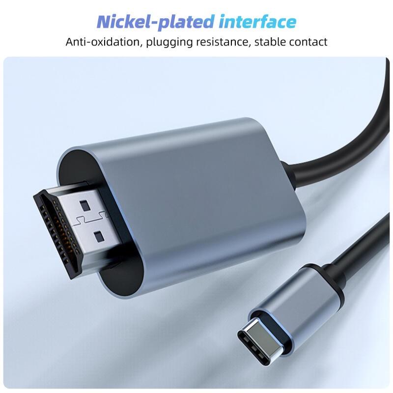 HdoorLink Адаптер USB C к HDMI 4K 30 Гц Тип C Кабель-конвертер HDTV для Iphone 15 Конвертер Macbook Air Ipad Ноутбук Подключить ТВ Проектор для ноутбука