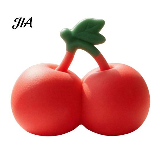 Elastic Cherry Toy Realistic Stress Relief Toy, Giant Squeeze Fidget Portable Reliever Soft Stretchy Simulation Fruit Sensory for Anxiety