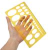 21cm/25cm Ellipse Drafting Drawing Stencil Mechanical Ruler Oval Round Template