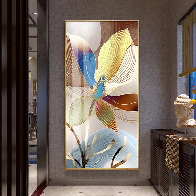 Черный золотой цветок розы бабочка абстрактный плакат скандинавское искусство растение холст живопись современная настенная картина для декора гостиной