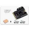 M.2 A + E Key Wifi Port To Sata 3.0 Hard Disk Adapter Card Expansion Card Without Driver Installation