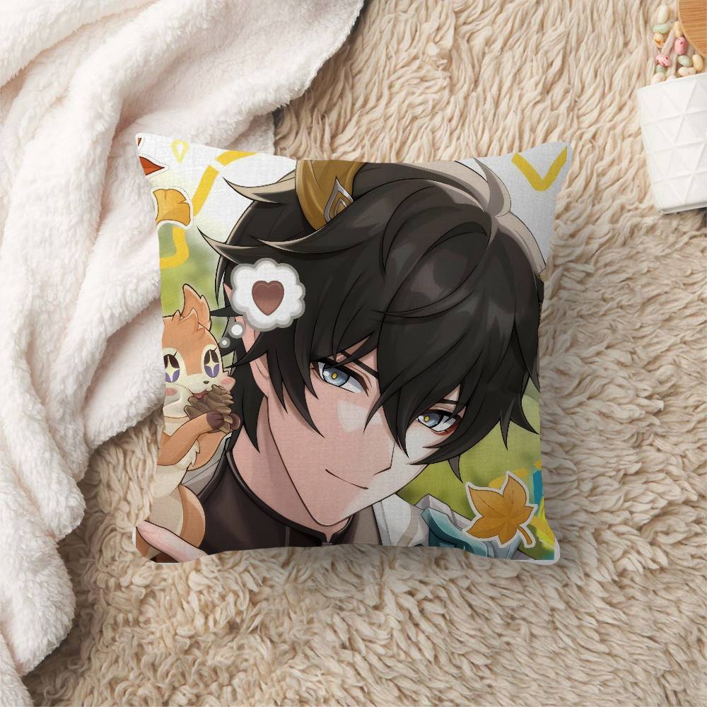 Anime Honkai Star Rail Dan Heng Cushion Cover Car Throw Pillow Case For Sofa Car Christmas Gift xcm xcm