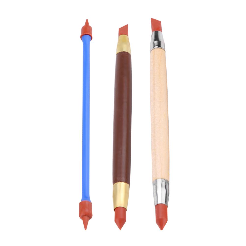 Silicone Clay Pen, Exquisite Tools, and Shape, Sculpt Clay Pottery, Different Shapes, Service Time, Includes 3pcs Basic Tools, Art Projects,