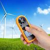 Mini Handheld Electronic Digital Anemometer LCD Wind Speed Temperature Meter Tester