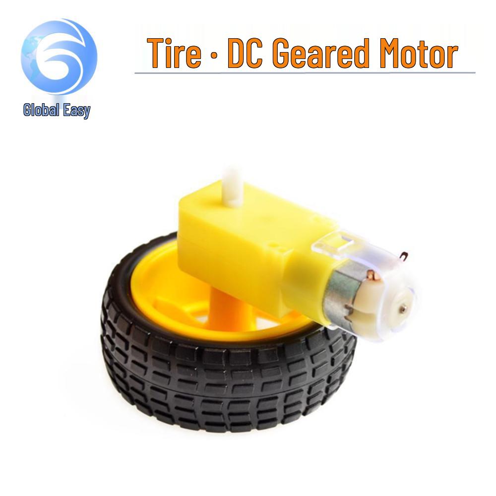 Smart Robot Car Chassis with DC Geared Motor & Wheels Set