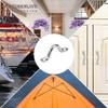 Saddle Ceiling Hook Pad Eye Plate Boat Handle Canopy Fender Hook Boat Marine Tie Down Door Handle