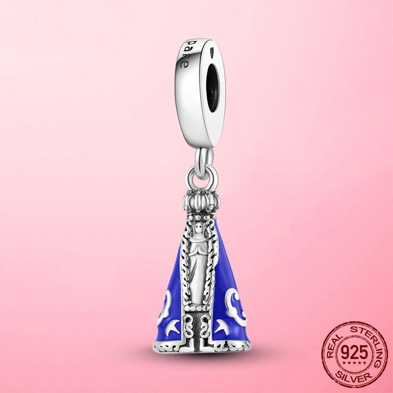 Горячая подвеска в виде сердца в виде компаса, подвеска в виде бусины, серебряная подвеска 925 пробы, оригинальный браслет MULA, сделай сам для изготовления ювелирных изделий