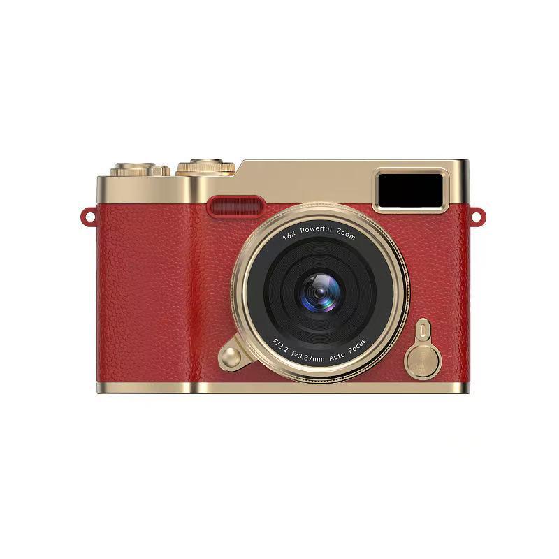 Retro Flip Screen Student Selfie HD Digital Camera Camcorder for Travel and Vlogs
