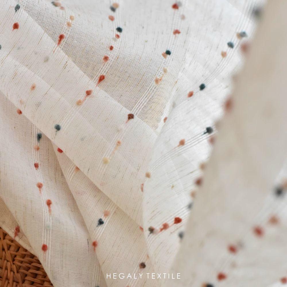 Полупрозрачные Радужные Конфетные Пряжевые Шторы: Легкий, милый солнцезащитный козырек для спальни или балкона