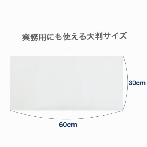 Dainichi Sangyo D-Cloth Nonwoven Counter Cloths, White, 100 Sheets, Large, 30 x 60cm, Disposable, Washable, for Home and Commercial Use, Thin, DC-60