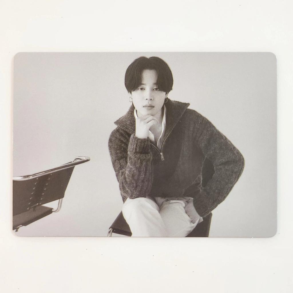 BTS 2024 Поп-ап MONOCHROME ОФИЦИАЛЬНАЯ МИНИ-ФОТОКАРТОЧКА