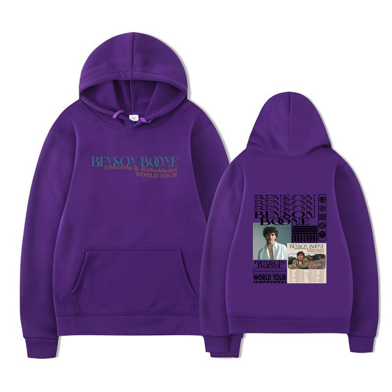 Hooded Sweater Harajuku Funny Benson Boone Sweater, Long Sleeve Pullover For Men And Women