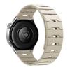 Scale Texture Two‑Tone Magnetic Silicone Watch Band 18/20/22mm Flat End Quick Release Strap for Huawei Samsung Xiaomi Garmin