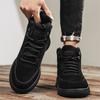 Зимние ботинки для мужчин, сохраняющие тепло, хлопковая обувь, походная обувь, плюшевые теплые высокие ботинки, мужские кроссовки