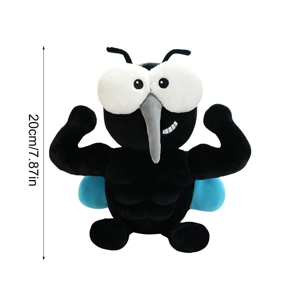 Muscular Style Mosquito Plush Toy Funny Design Insect Plush Toy Bedroom Decor