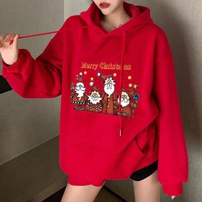 Толстовки с капюшоном, с длинным рукавом и карманом, женские повседневные свитера со шнурком, новые, молодежные, модные, свободные, женская одежда