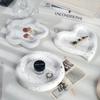 Креативное хранение Поднос для ювелирных изделий Фотореквизит Декоративные подносы Тарелка для безделушек Настольная чаша для колец Домашний декор Аксессуары