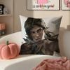 Action Game Franchise TTomb Raider Cushion Cover Pillowcase Short Plush Invisible zipper Room Sofa Cushion Cover
