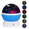 Светодиодный ночник с USB-кабелем, вращающийся на 360 градусов, без бликов, романтический, красочный, проектор звезд, настольная лампа, украшение