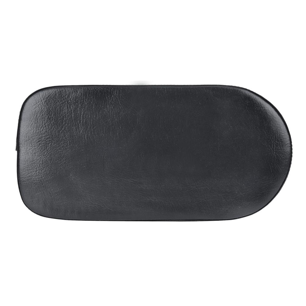 Черный PU чехол для заднего седла велосипеда, подушка, широкая мягкая накладка, аксессуар для велосипеда, полукруг (черный)