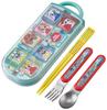 Skater Trio Set of and Paw Patrol Fruit Made In Chopsticks, Spoon, Fork, Design, Antibacterial, Japan, TACC2AG-A