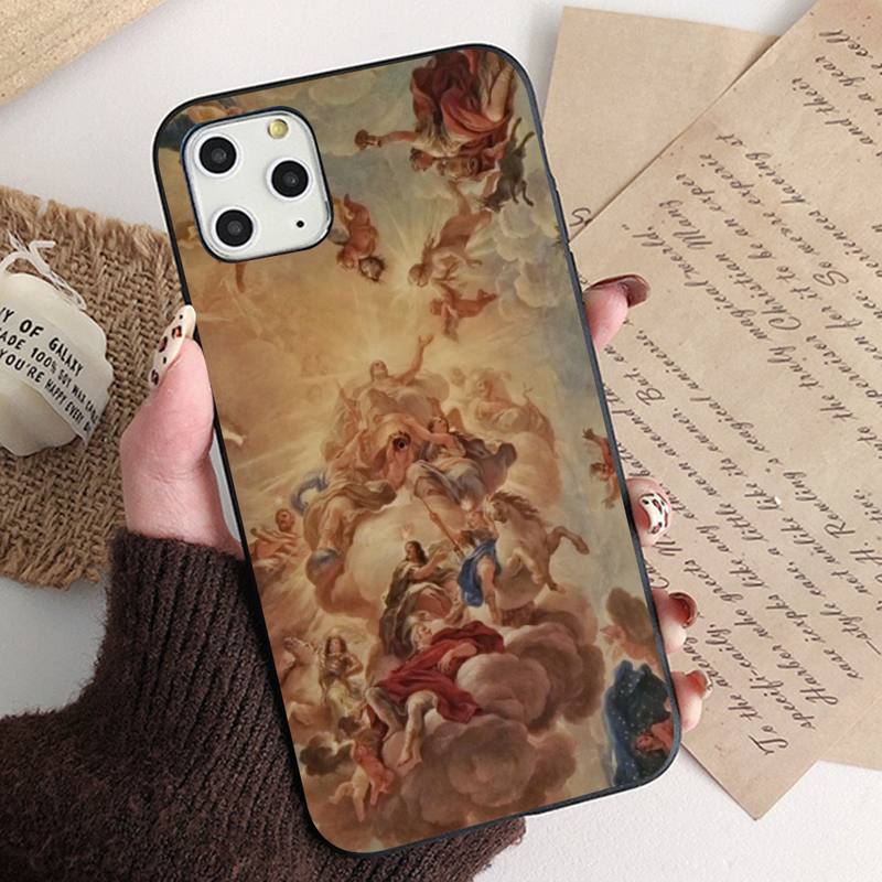 Чехол для телефона MaiYaCa Renaissance art Painting для iPhone 13 11 12 pro XS MAX 8 7 6 6S Plus X 5S SE 2020 XR