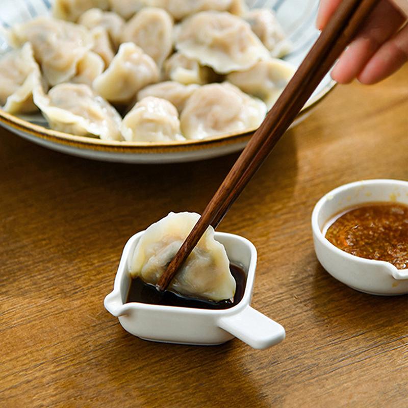 Приправа Блюдо Пластиковое Блюдо для Соевого Соуса Блюдо для Дипа Уксусная Тарелка Тарелка Горшок Соус для Обмакивания Чаша для Приправ Блюдо для Костей Тарелка