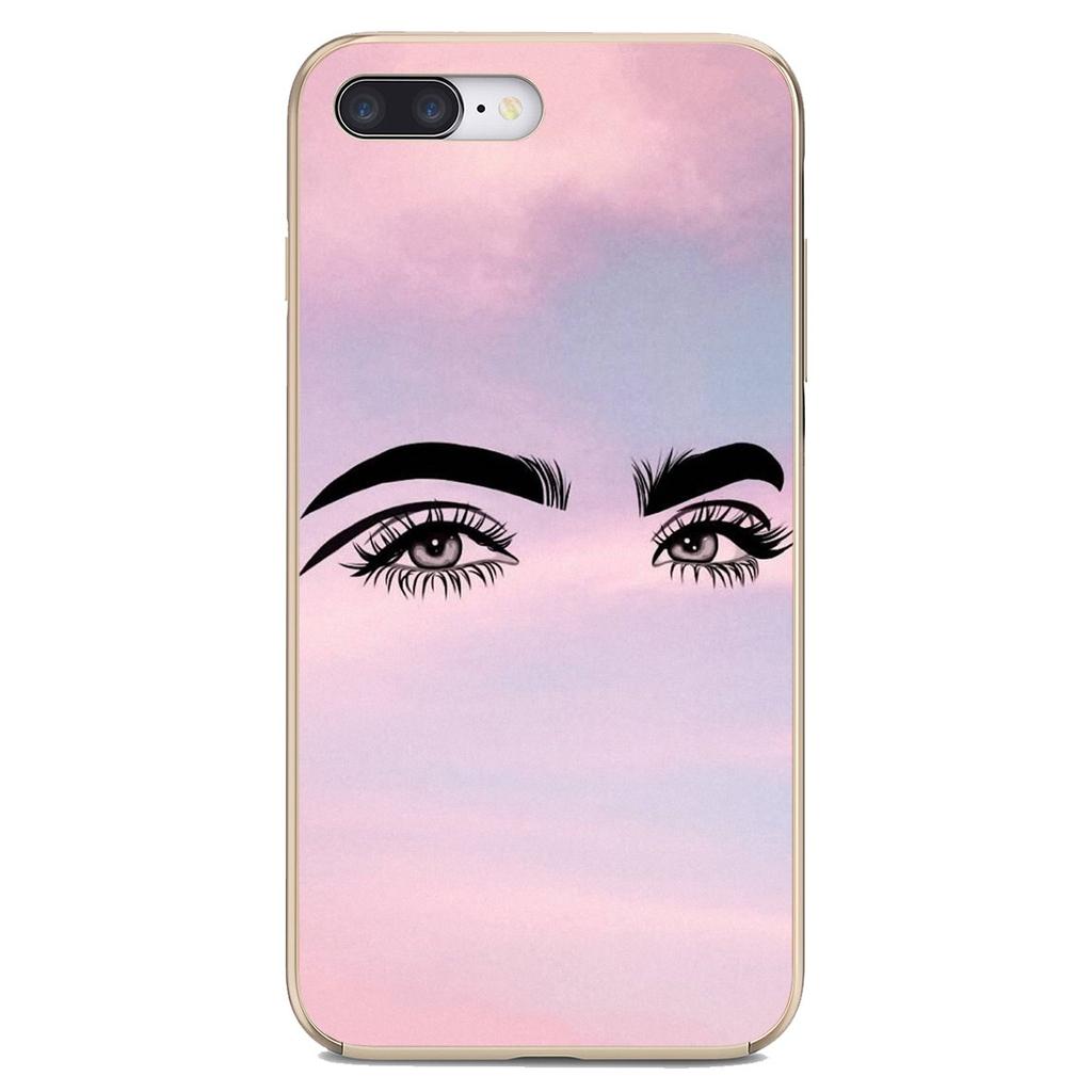 Для Oneplus One plus 3T 5T ​​6T 6 7 7T 8 Pro для LG K10 K8 K7 K4 2017 EUR силиконовый чехол для телефона с рисунком ресниц для девочек макияж
