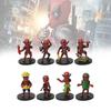 Character Model Deadpool Toys Cute Cartoon Living Room Tabletop Dolls Decor