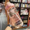 2 Liter Water Bottle With Straw Female Jug Girls Portable Travel Bottles Fitness