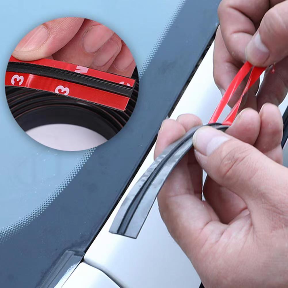 Car Seals Edge Sealing Strips Rubber Auto Roof Windshield Car Sealant Protector Strip Window Seals Noise Insulation Soundproof