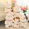 Милая маленькая белая плюшевая игрушка-кролик маленький кролик 8 дюймов бутиковая кукла для захватного автомата кукла для успокоения девочки детский подарок