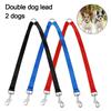 Прочная нейлоновая двухсторонняя шлейка двойной поводок для питомца поводок для двух собак поводок для прогулки