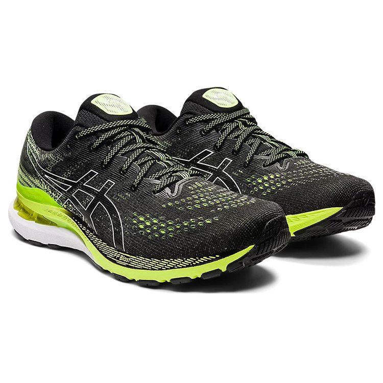 Asics Кроссовки Gel Kayano 28 Black Hazard Green Мужские 1011B189-004
