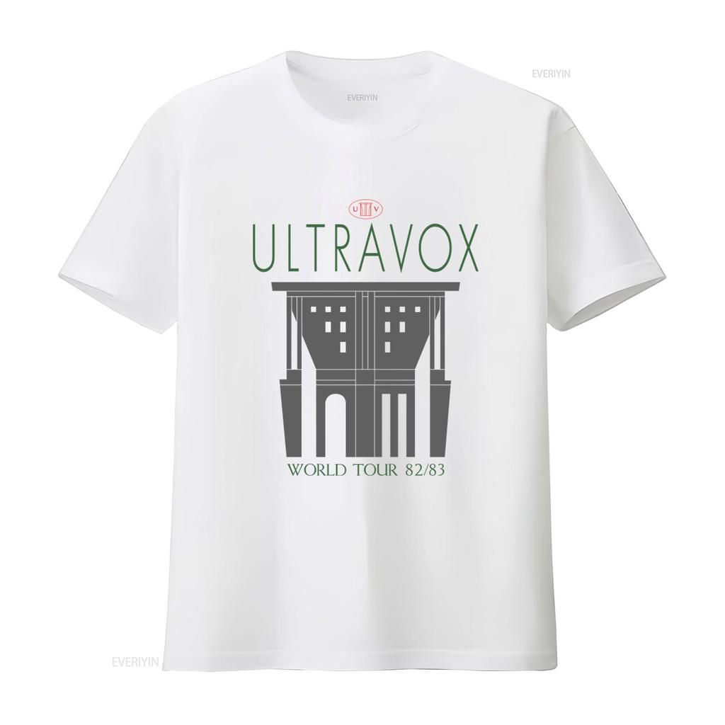 Vintage 1982 1983 Ultravox World Tour Concert T Shirt Heather Gray M L 80s New Wave Synthpop Band Merch vintage Washed homme
