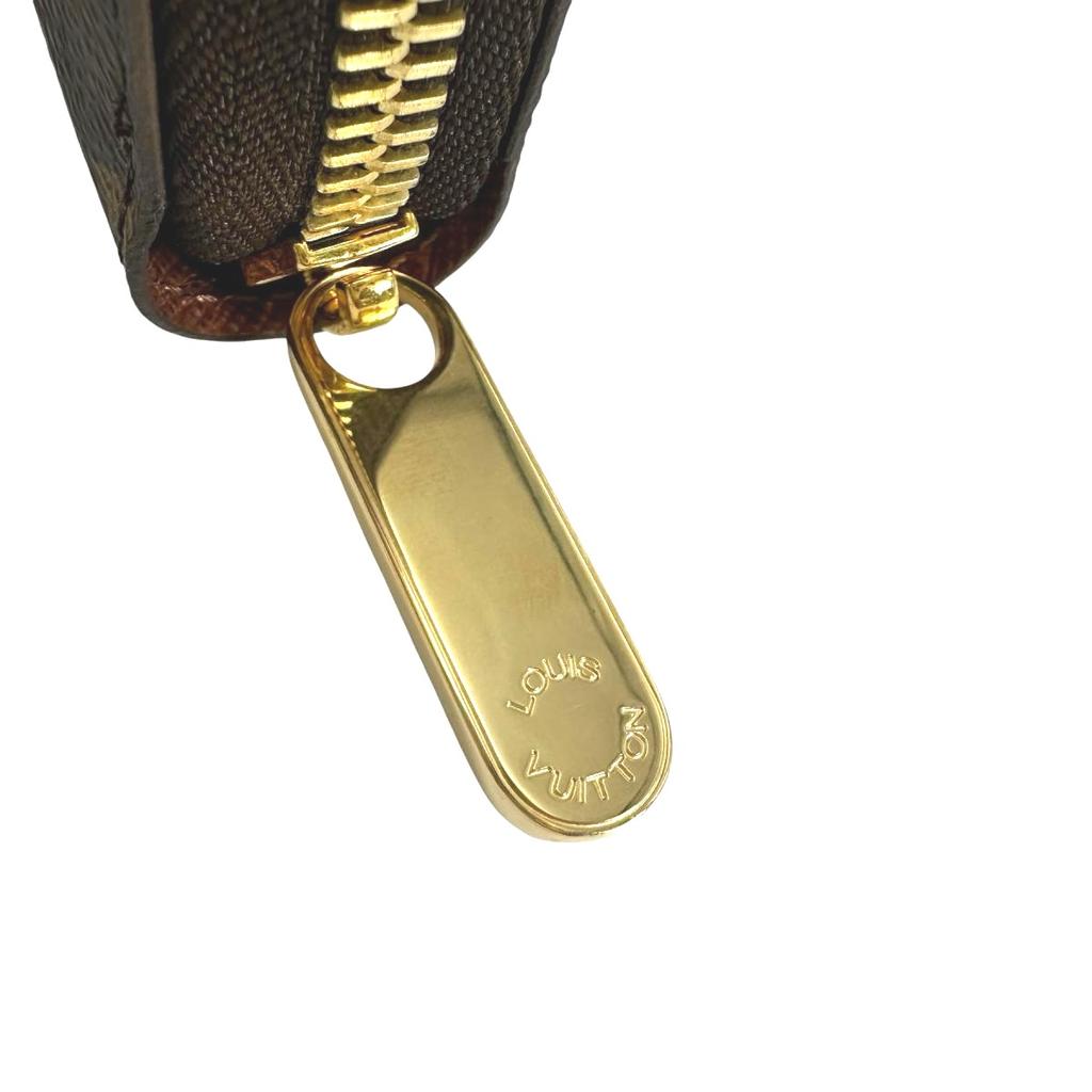 Louis Vuitton Кошелек Zippy Monogram, канва Monogram, коричневый, женский, M42616, б/у