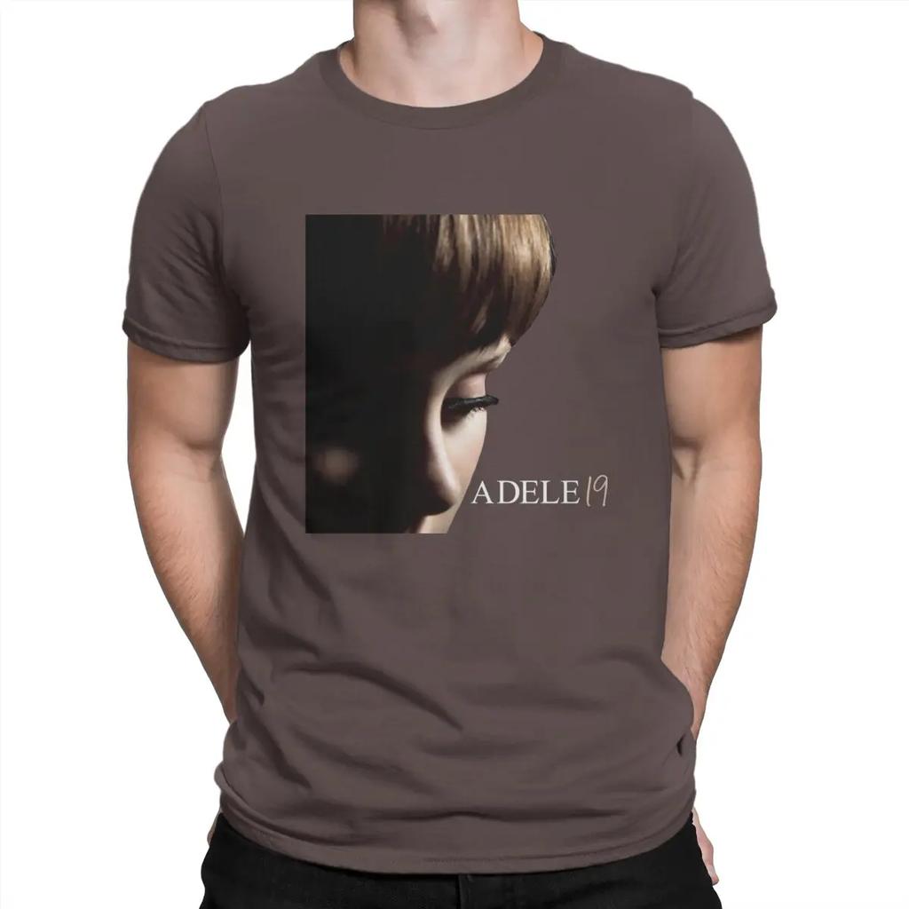 Fan Men T Shirts A-Adele Singer Cool Tee Shirt Short Sleeve Crew Neck T-Shirts Pure Cotton Gift Idea Clothing
